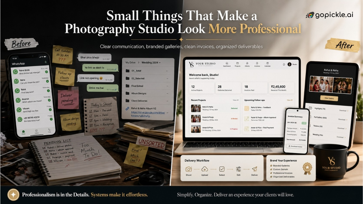 Small Things That Make a Photography Studio Look More Professional