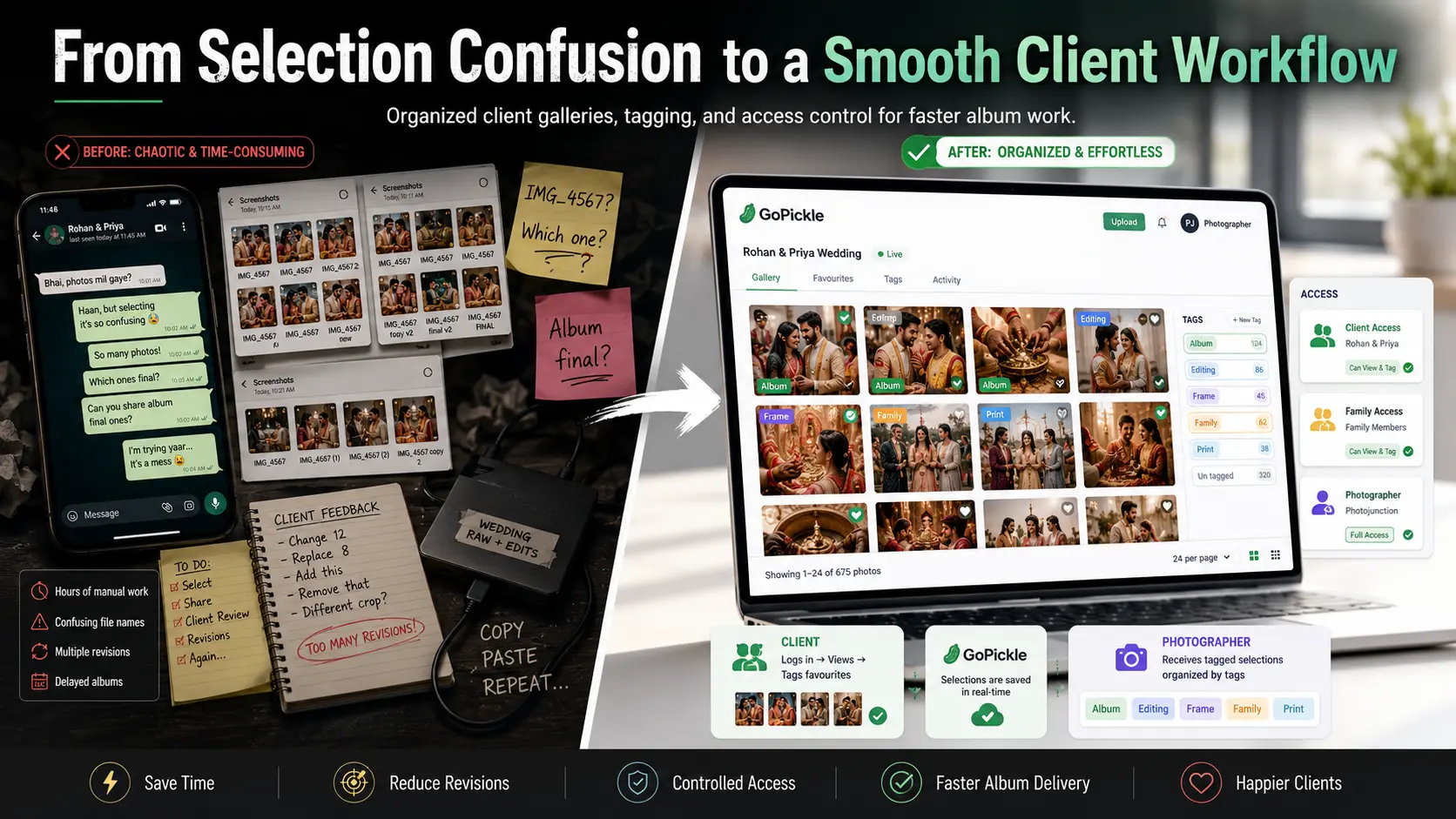 How to Make Photo Selection Easier for Clients After an Event