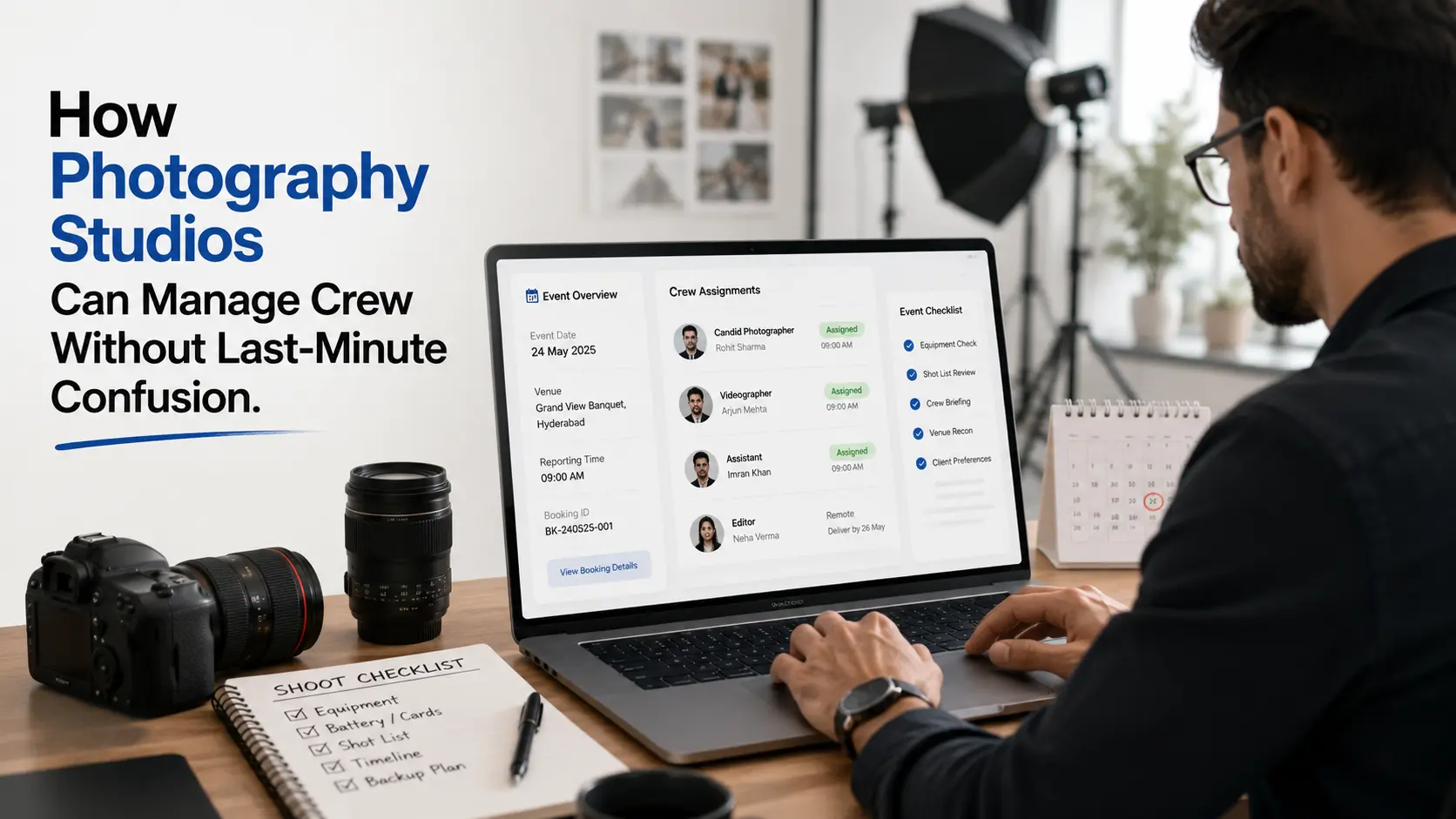 How Photography Studios Can Manage Crew Without Last-Minute Confusion