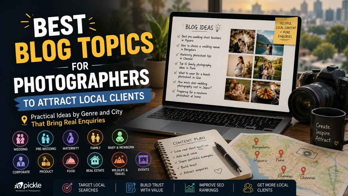 Best Blog Topics for Photographers to Attract Local Clients