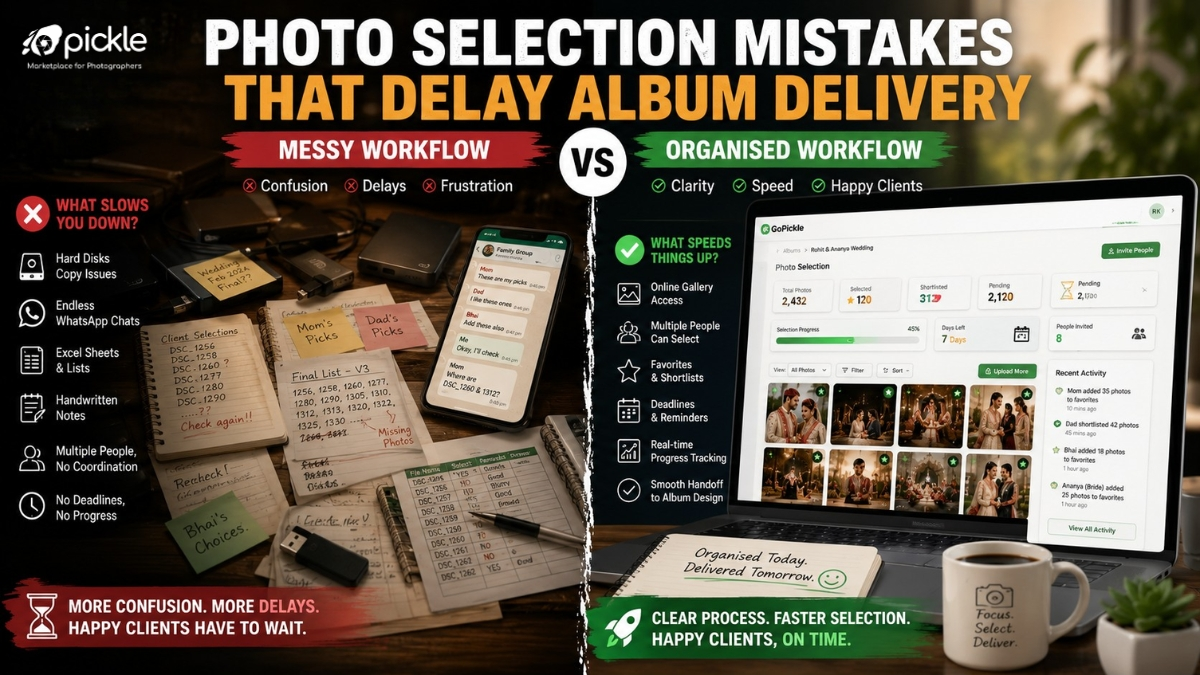 Photo Selection Mistakes That Delay Album Delivery