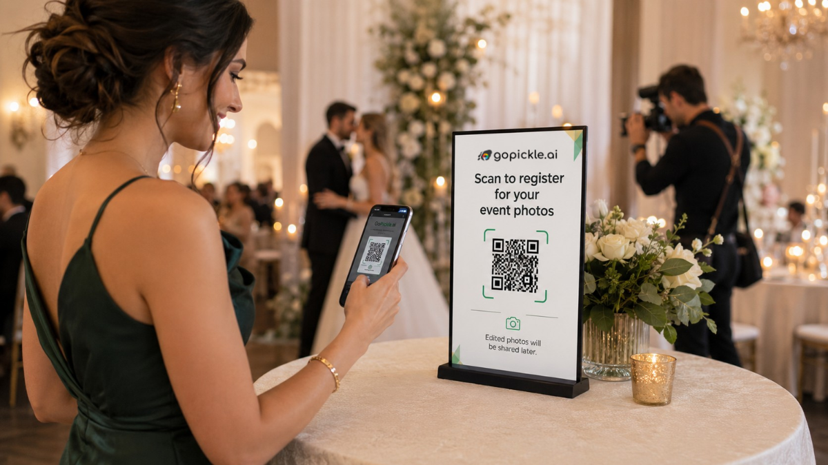 Collect Guest Details at the Event, Share Edited Photos Later With GoPickle.ai
