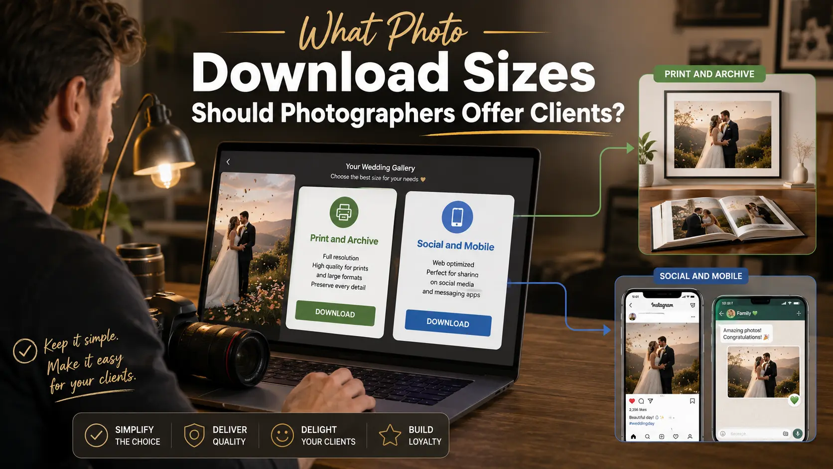 What Photo Download Sizes Should Photographers Offer Clients?