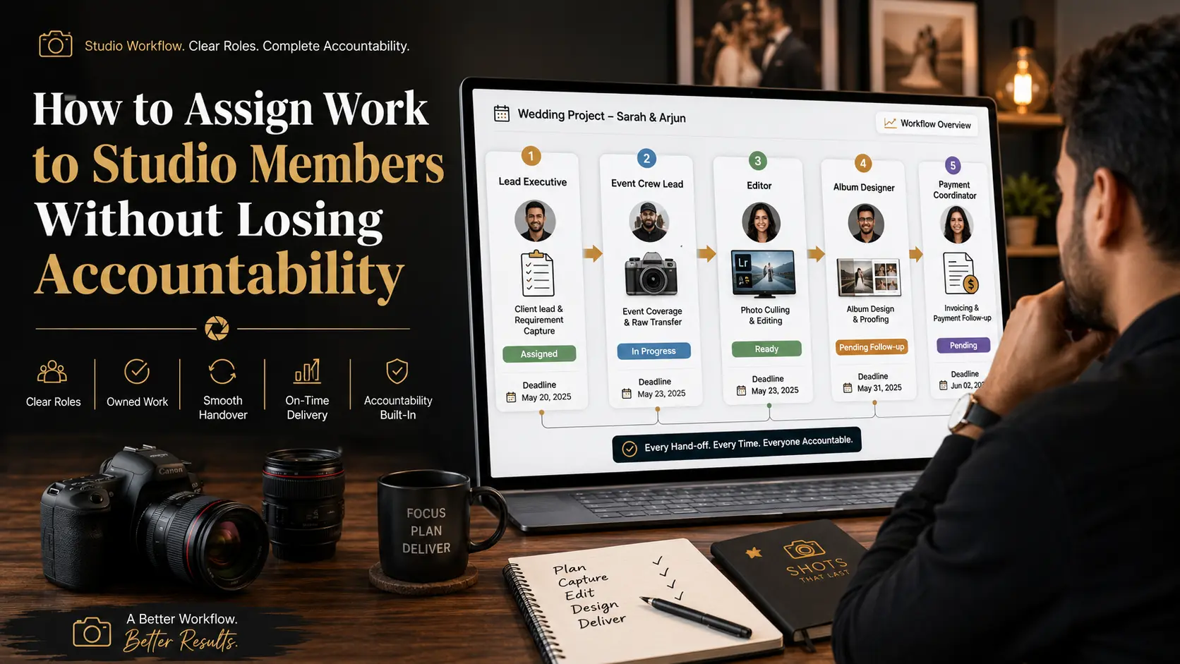 How to Assign Work to Studio Members Without Losing Accountability