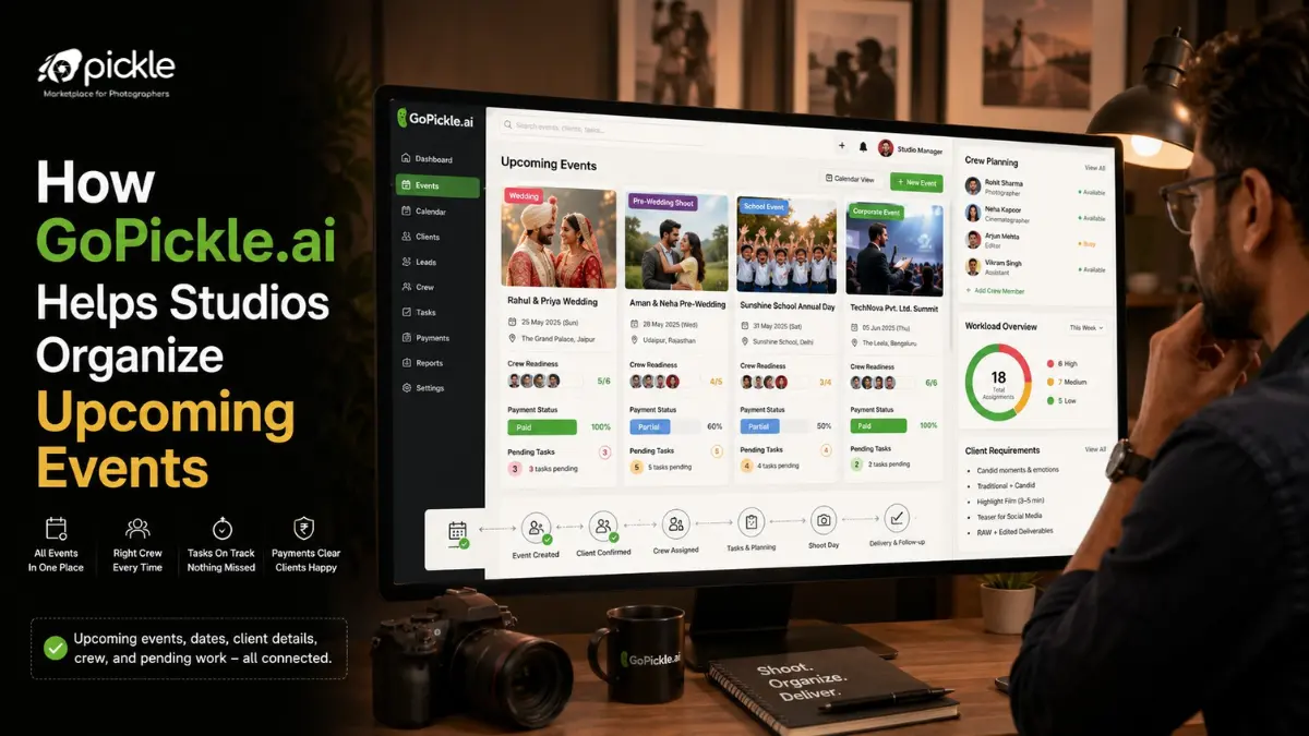 How GoPickle.ai Helps Studios Organize Upcoming Events