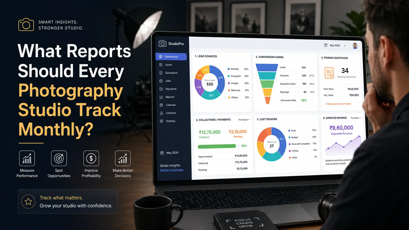 What Reports Should Every Photography Studio Track Monthly?