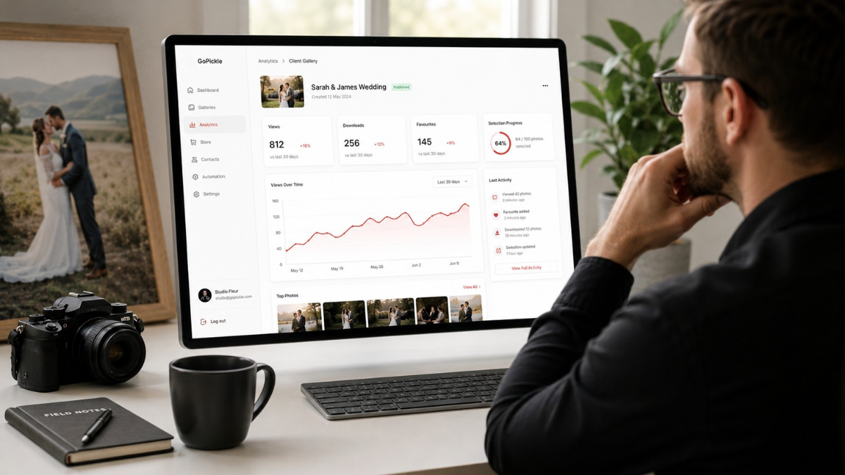 Client Album Analytics: What Photographers Can Learn From Downloads and Views