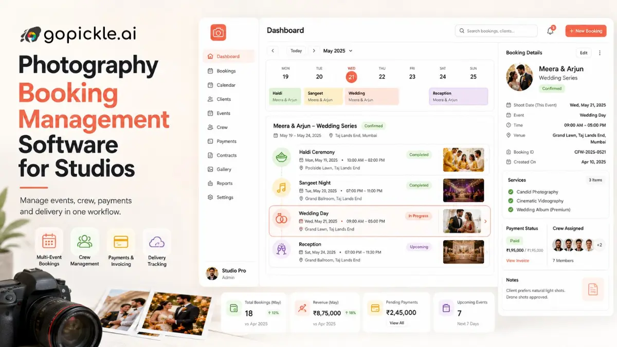 Photography Booking Software for Studios: What to Look for in 2026