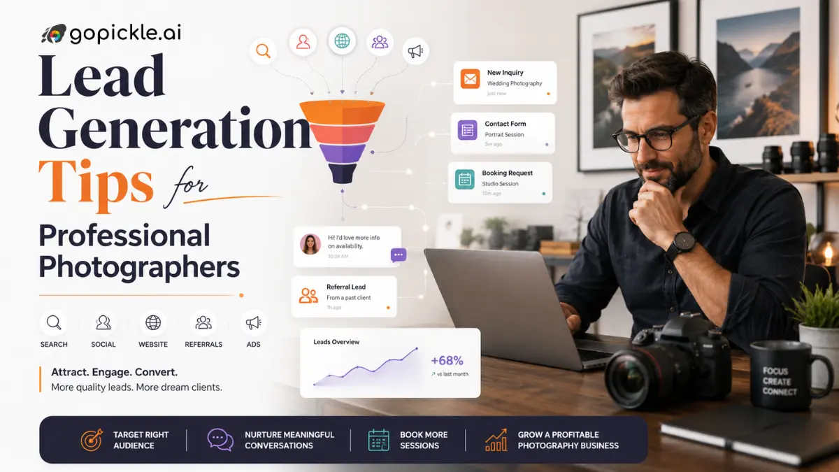 Lead Generation Tips for Professional Photographers: Get More Photography Leads
