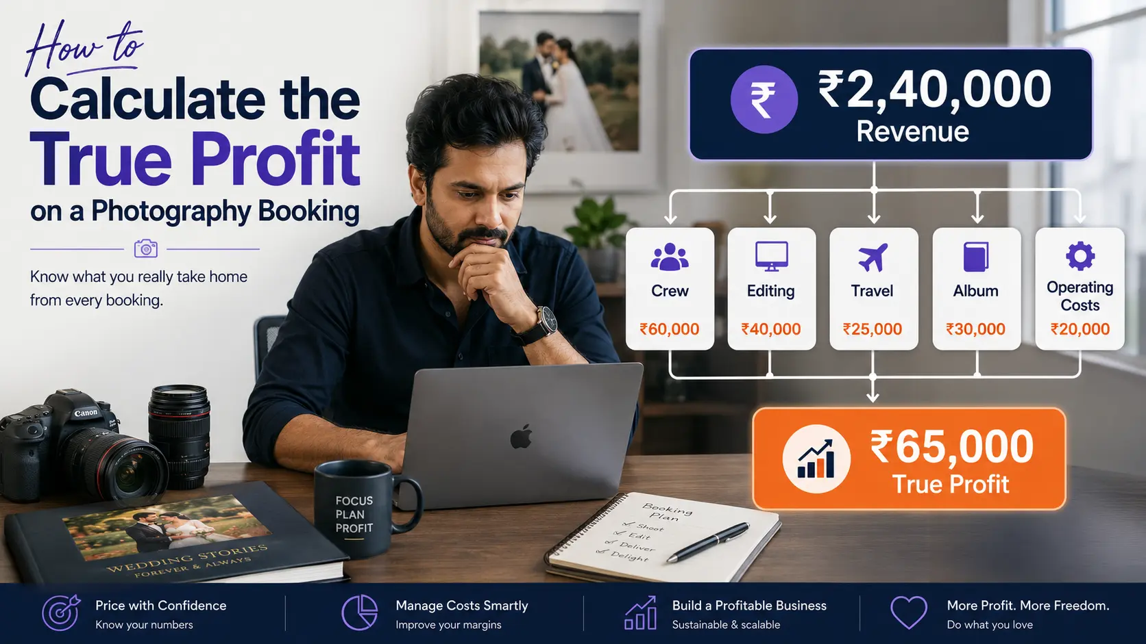 How to Calculate Photography Profit Margin on Every Booking