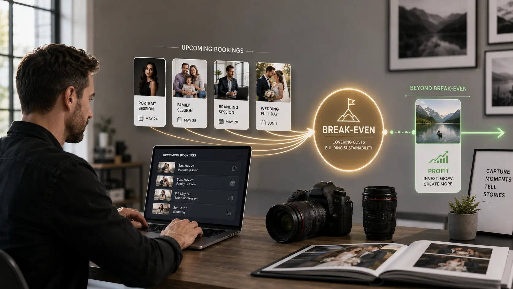 Photography Business Break-Even Point: How Many Bookings Do You Need?