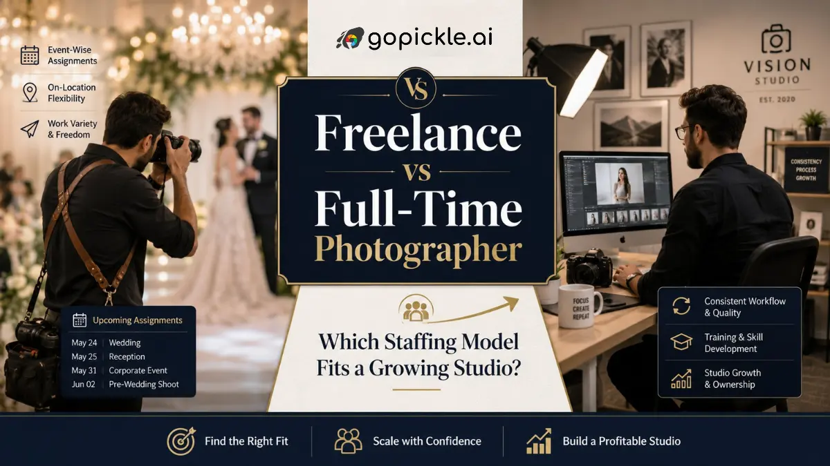 Freelance vs Full-Time Photographer: Which Staffing Model Fits a Growing Studio?