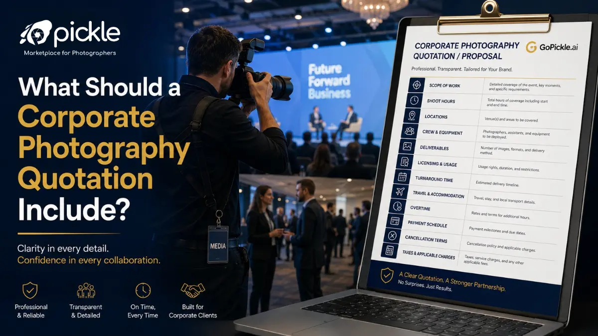 What Should a Corporate Photography Quotation Include?