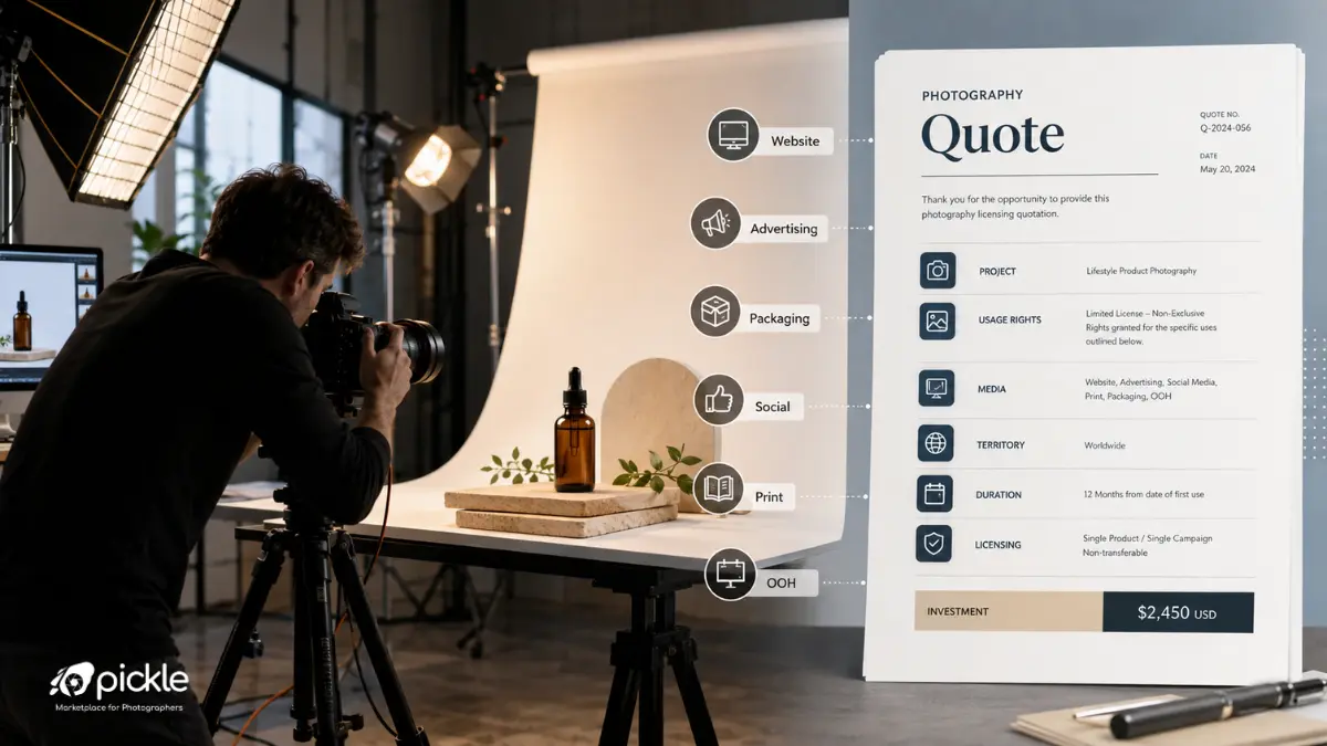 Usage Rights, Licensing and Buyouts in Commercial Photography Quotes
