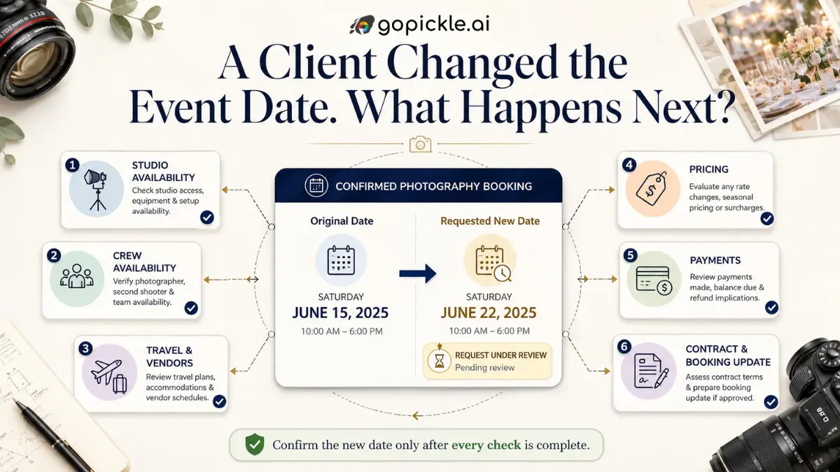 What Happens When a Photography Client Changes the Event Date?