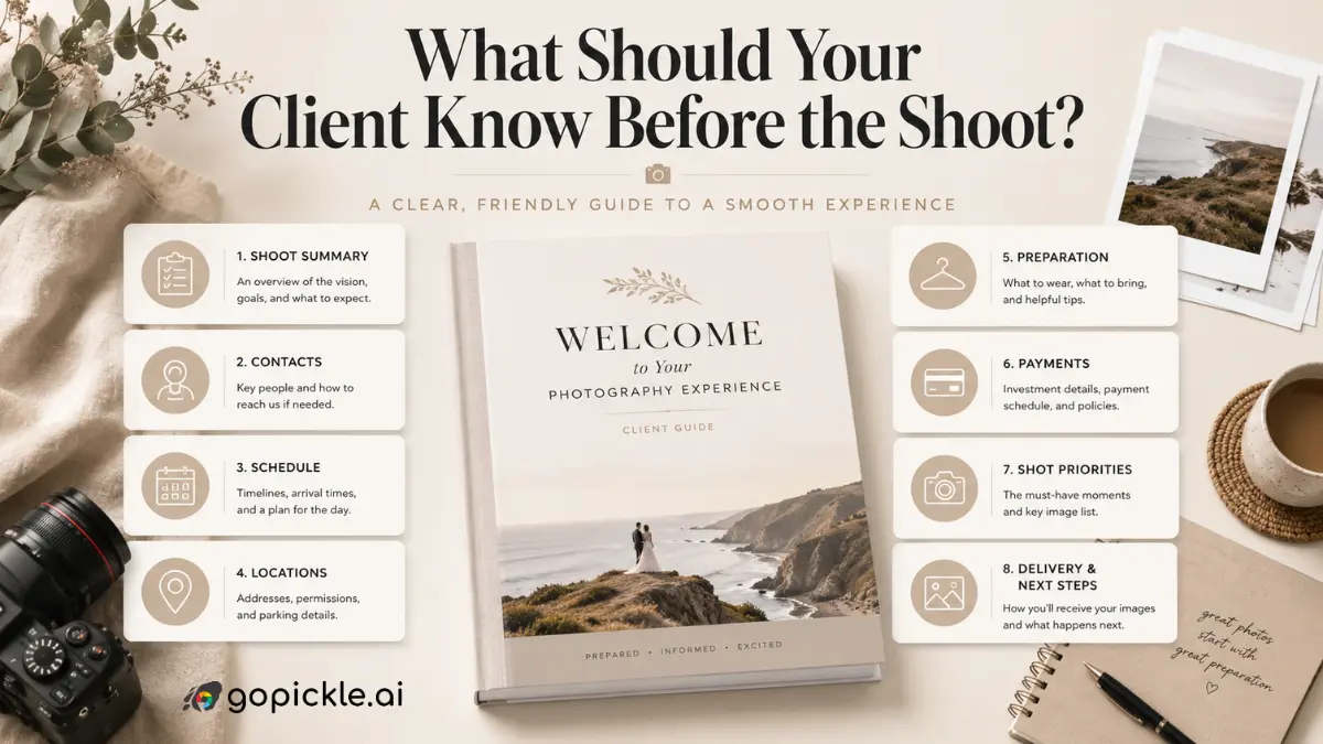 What to Include in a Pre-Shoot Client Welcome Pack Without Overloading the Client