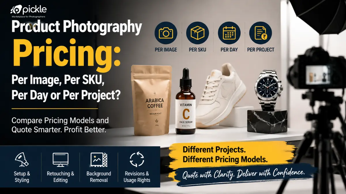 Product Photography Pricing: Per Image, Per SKU, Per Day or Per Project?
