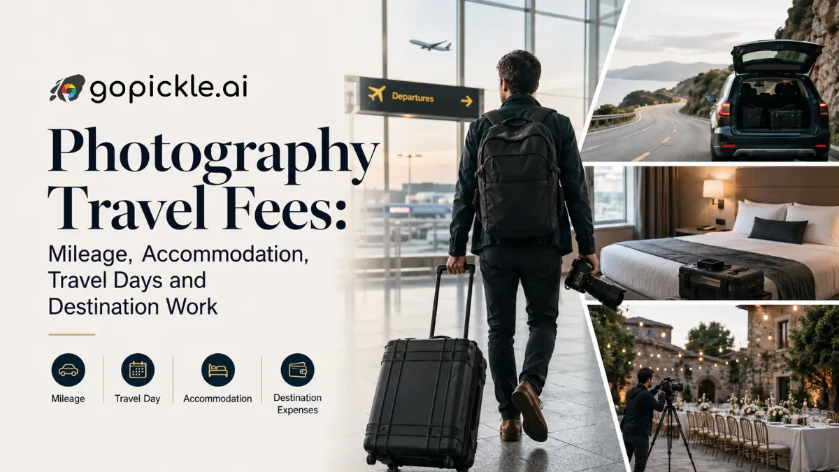 Photography Travel Fees: Mileage, Accommodation, Travel Days and Destination Work