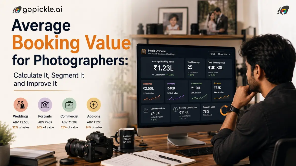 Average Booking Value for Photographers: Calculate It, Segment It and Improve It