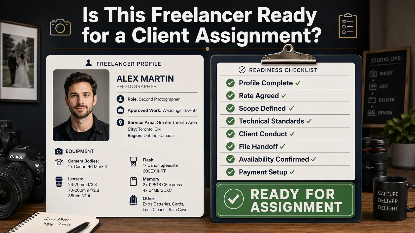 Freelance Photographer Onboarding Checklist for Growing Studios