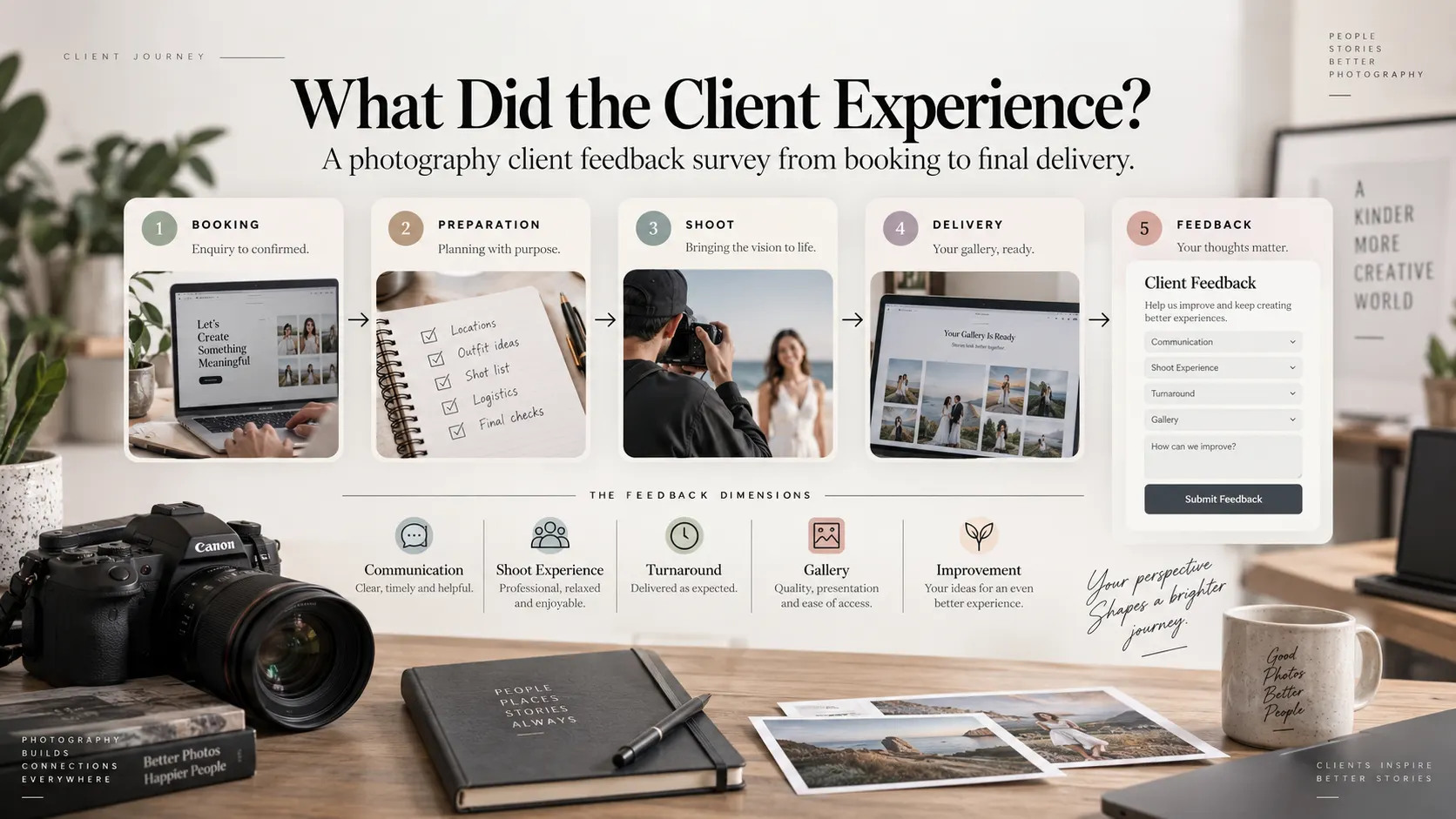 Photography Client Feedback Survey: Questions That Reveal What to Improve After Delivery