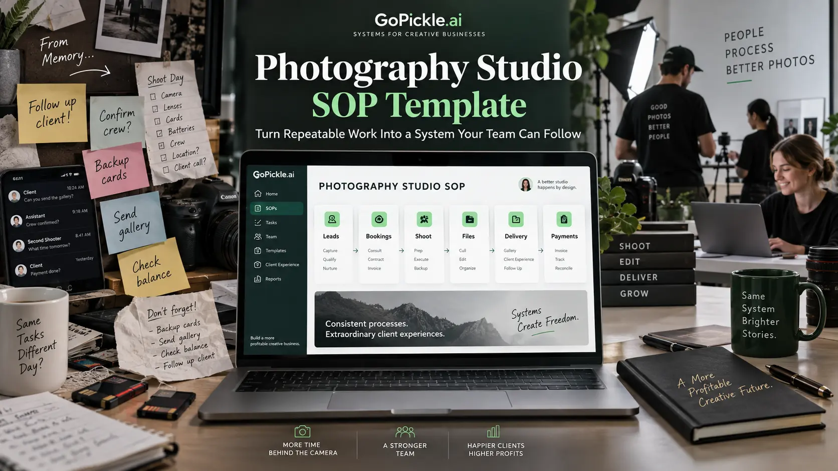 Photography Studio SOP Template: Turn Repeatable Work Into a System Your Team Can Follow