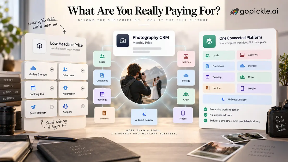Photography CRM Pricing: What Should Photographers Actually Pay for Business Software?
