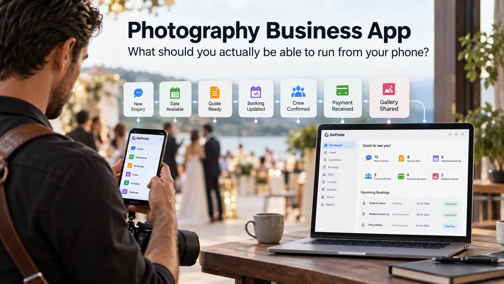 Photography Business App: What Should You Be Able to Run From Your Phone?