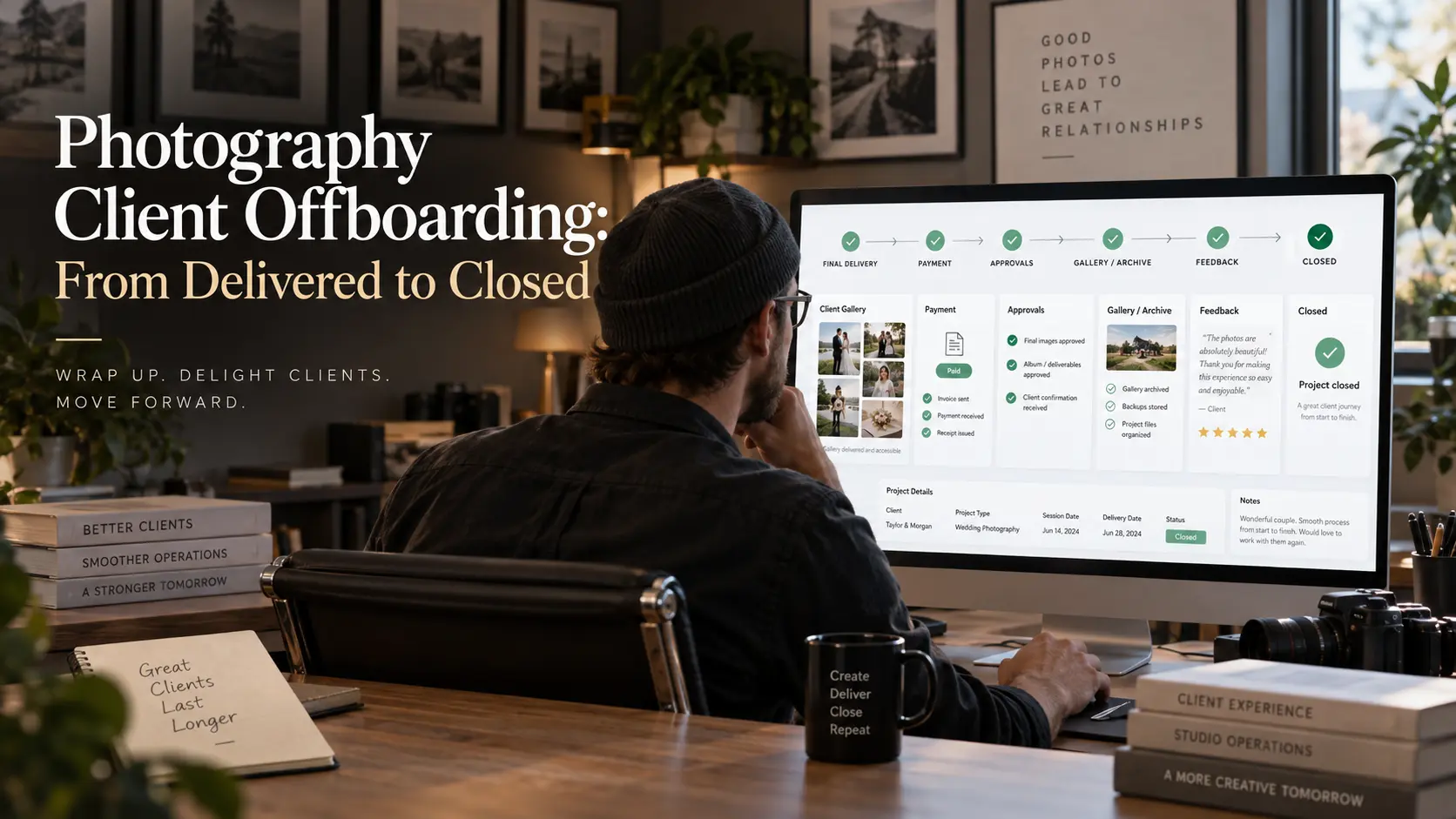 Photography Client Off-boarding Checklist: Close a Job Cleanly After Final Delivery