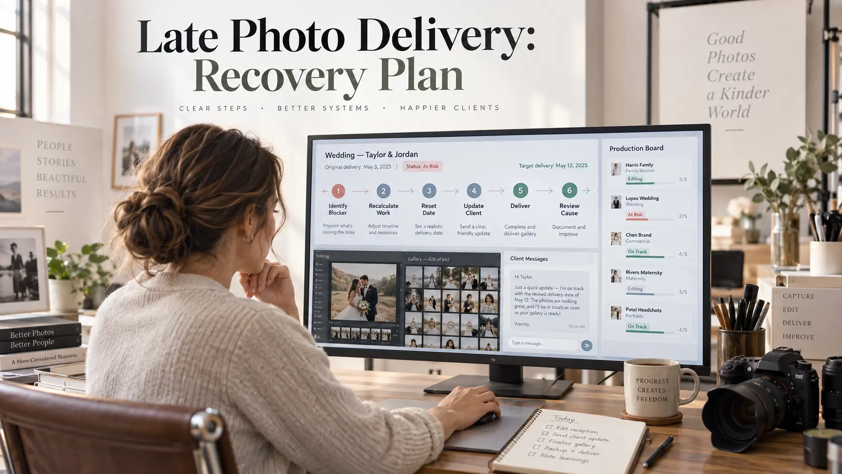 Late Photo Delivery: How to Communicate, Recover Trust and Reset the Production Plan