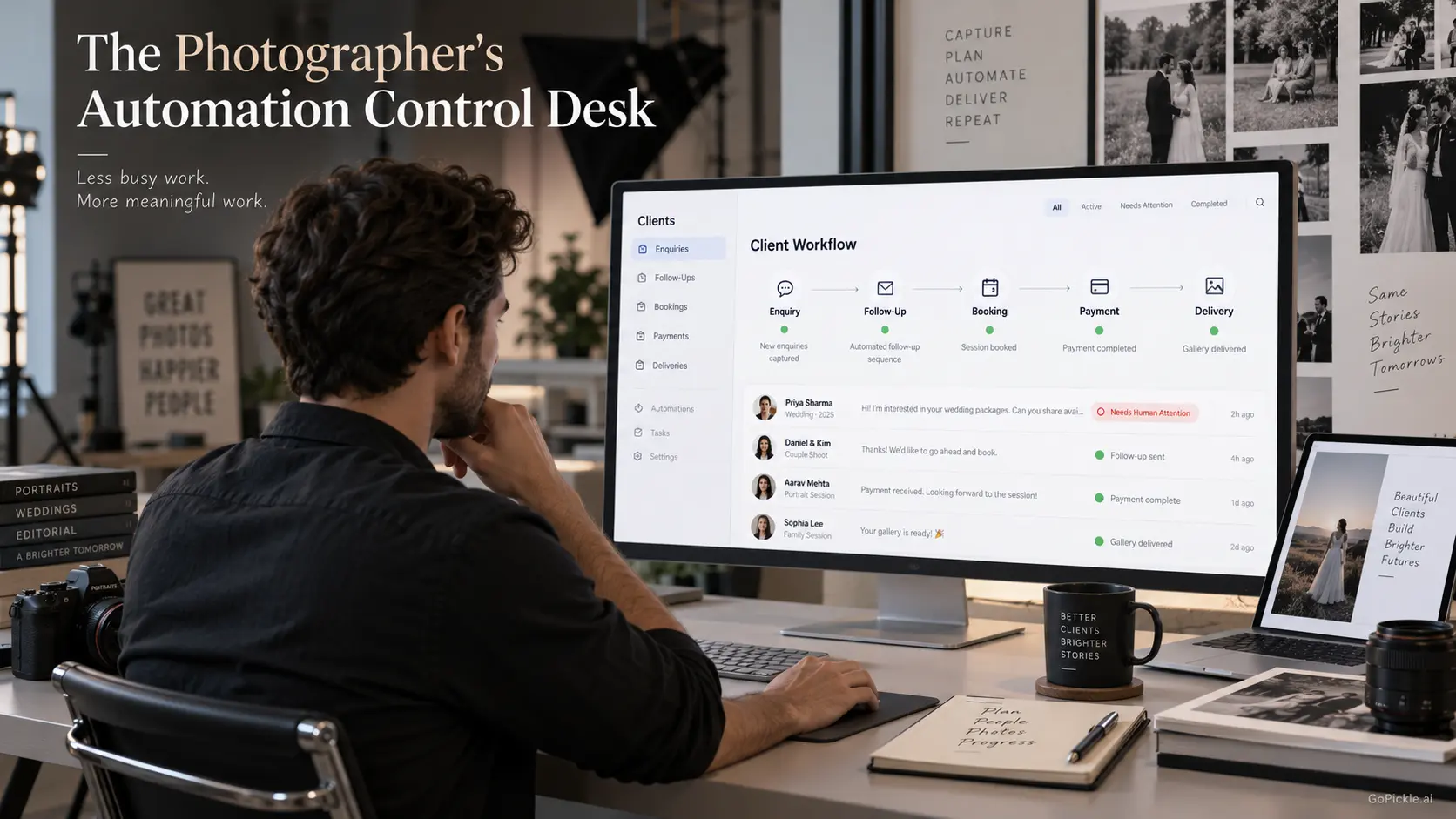 Photography CRM Automation: Which Follow-Ups, Reminders and Tasks Are Safe to Automate?