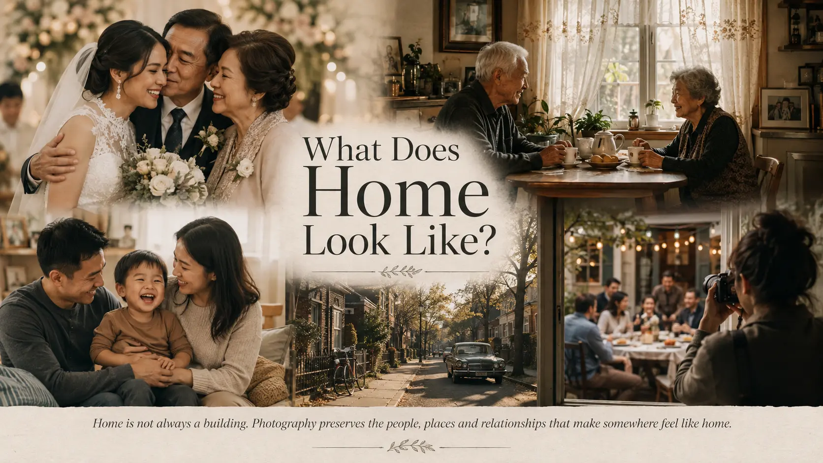 World Photography Day 2026 Home theme represented through family, wedding, neighbourhood and everyday photography.